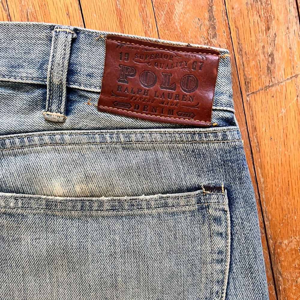 Ralph Lauren Polo denim men’s shorts.